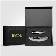 Raven Stainless Steel Silicone Wine Set Gift Box 2 Pcs