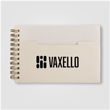 Lino FSC Paper Spiral Binding Horizontal Pocket Notebook - A6