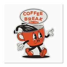 3 x 3 Custom - Shaped Kiss - Cut Sticker