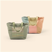 Dumpling Tote - 4CP Pigment Dyed Canvas