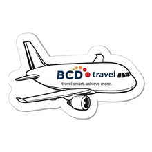 Airplane Shaped Magnet, Full Color Digital