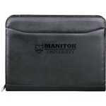 Millennium Leather Zippered Padfolio with FSC® Mix Paper