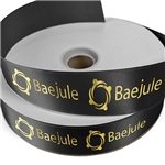 1½" Wide Badge Satin Ribbon