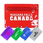 Premium Vinyl Zippered Pack, Transparent Colors