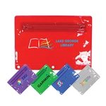 Premium Transparent Vinyl Zippered Pack, Full Color Digital