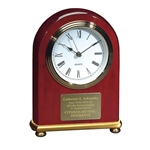 JAFFA® Rosewood Arch Clock