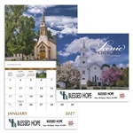Good Value™ Scenic Churches - Stapled Calendar