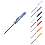 Pocket Screwdriver - Rev 1/8" Flat Tip #0 Phillips Blade w/Button Top