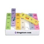 Rainbow 24/7 Medicine Tray Organizer