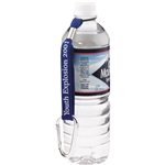 5/8" Two Ply Polyester Strap With Sport Clip And Rubber O-Ring Bottle Holder