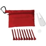 Deluxe Golf Kit in Zippered Pouch
