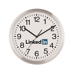 12" Slim Metal Wall Clock