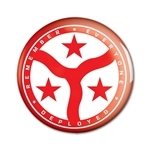 Full Color Round safety pin back Button - 2 1/2" Diameter