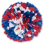 3-Color Mix Vinyl Show Pom- 8"