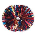 3-Color Mix Metallic Show Pom- 5"