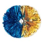 2-Color Contrasting Ends Metallic Show Pom- 5"