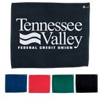 15" X 18" Hemmed Golf Towel W/ Grommet And Hook