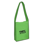 Non-Woven Messenger Tote Bag With Hook And Loop Closure