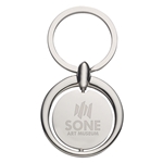 Circular Metal Key Tag