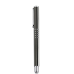 Cap-off Gel Ink Pen in Gunmetal w/ Chrome Points