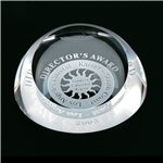 Clearaward Optical Crystal Dome Paperweight