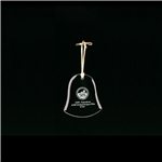 Clearaward Jade Crystal Holiday Ornament Bell