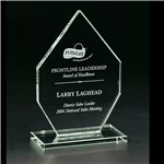Clearaward Encourage Jade Crystal Achievement Award 7 1/2 in