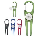 Aluminum Divot Tool With Ball Marker