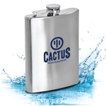 Lincoln - 8 oz Stainless Steel Hip Flask