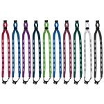1/2" Double-Thick Cotton Trade Show Lanyard with Plastic Option Y Converter