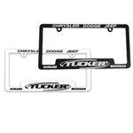 3-D Corner-View License Plate Frame