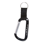 Carabiner With Strap And Split Ring Keychain