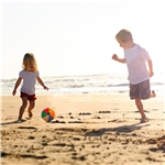 6" Multi-Colored Beach Ball