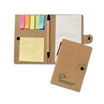 Recycled Jotter W/Post A Note & Flag Set