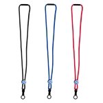 3/16" Nylon Power Cord Lanyard with Snap-Buckle Release, Standard O-Ring & Slider