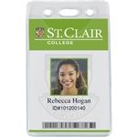 2-1/2" x 4" Vinyl Badge Pouch