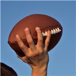 14" Full-Size Synthetic Leather Football