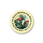 Round Laminated Plastic Lapel Pin (1.25 " Diameter)