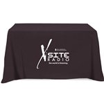 Flat 3-Sided Table Cover - Fits 4 Foot Standard Table