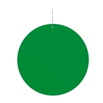 Green Circle Plastic Medallion Badges