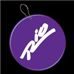 Purple Circle Plastic Medallion Badges