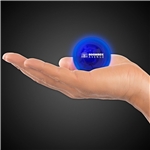 2" - Clear w/ Blue LED Flashballs