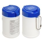 Travel Well Sanitizer Wipes Key Chain