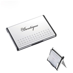 Troika Mr. Slowhand Aluminum Business Card Case Hydro-Dynamic Soft Open Button