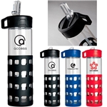 Sip-N-Go Glass Water Bottle - 20 oz