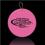Pink Circle Plastic Medallion Badges