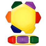 Crayo-Craze® 6 Color Crayon Wheel With Yellow Housing & Full Color Decal