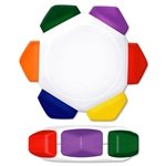 Crayo-Craze® 6 Color Crayon Wheel With White Housing & Full Color Decal