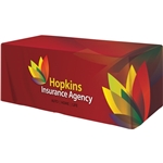 All Over Full Color Dye Sub Table Cover - fitted poly 4-sided, fits 6' table