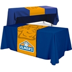 Table Runner - (Front, Top, 12" Back) - All Over Dye Sub